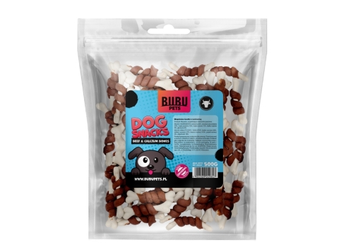 Bubu Pets koeramaius kaltsiumikondid veisega 500g