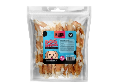 Bubu Pets koeramaius kaltsiumikondid kanaga 500g