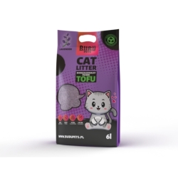Bubu Pets lavendli lõhnaga tofu kassiliiv 2,5 kg - 6L