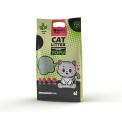 Bubu Pets rohelise tee lõhnaga tofu kassiliiv 2,5 kg - 6L