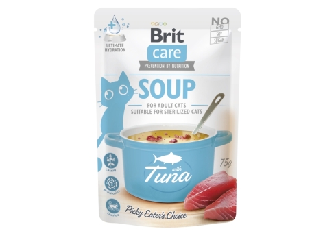 Brit Care Soup with Tuna tuunikalasupp kassidele 75g