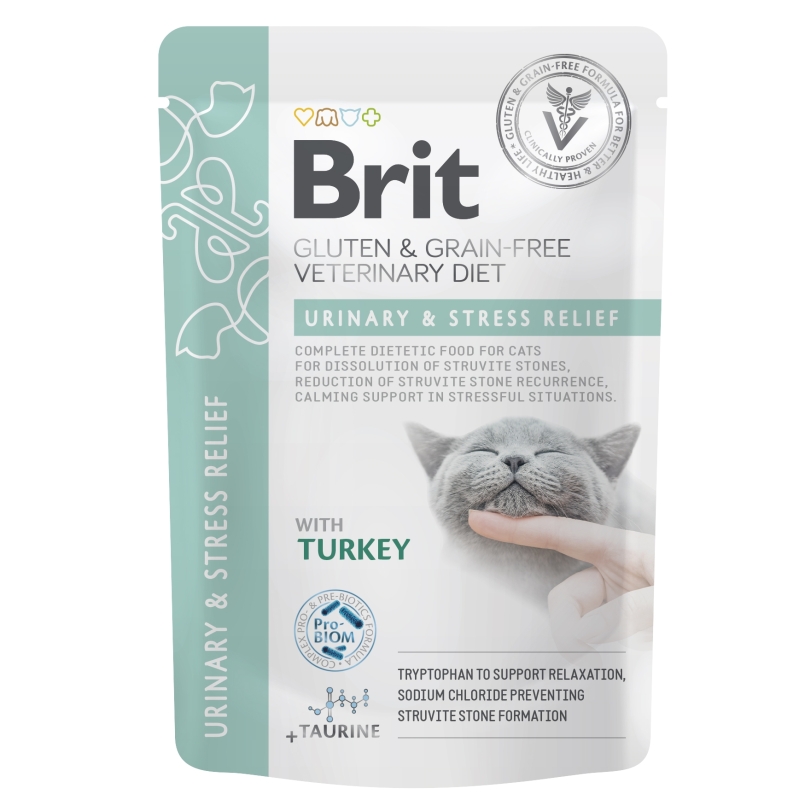Brit Veterinary Diet Urinary märgtoit kassidele 85g Brit Veterinary Diet Urinary märgtoit kassidele 85g