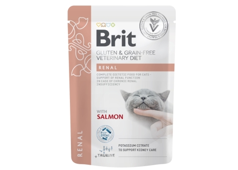 Brit Veterinary Diet Renal märgtoit kassidele 85g