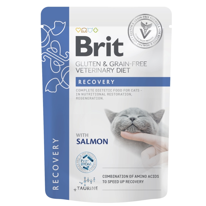 Brit Veterinary Diet Recovery märgtoit kassidele 85g Brit Veterinary Diet Recovery märgtoit kassidele 85g