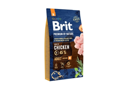 Brit Premium by Nature Adult M koeratoit 8 kg