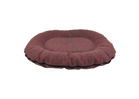 Cazo Oval Bed Luna punane pesa koertele 105x140x17cm