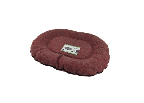 Cazo Oval Bed Luna punane pesa koertele 105x140x17cm
