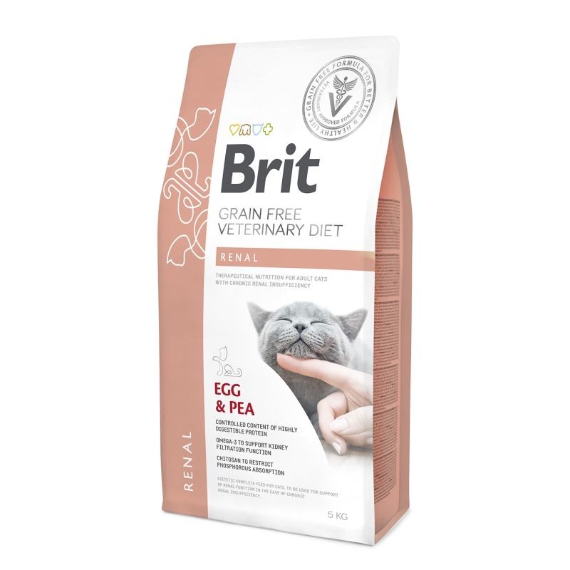 Brit Veterinary Diet Renal erisööt kassidele 5kg Brit Veterinary Diet Renal erisööt kassidele 5kg