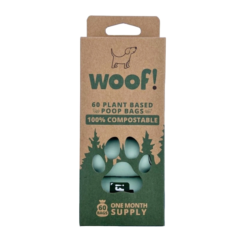 Woof komposteeritavad hügieenikotid koertele 60tk Woof komposteeritavad hügieenikotid koertele 60tk