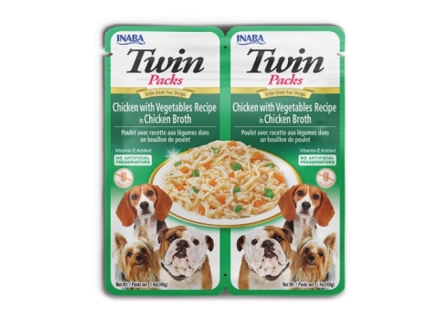 Churu Twin Chicken with Vegetables maius koerale 2x40g