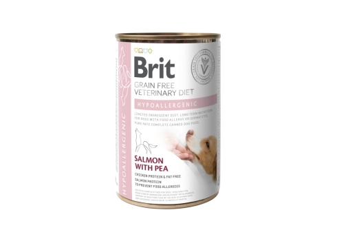 Brit Veterinary Diet Hypoallergenic konserv koertele 400g