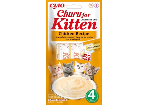 Churu Kitten kanaga maius kassipojale 4x14g