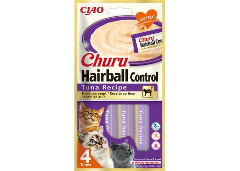 Churu Hairball tuunikalaga maius kassile 4x14g
