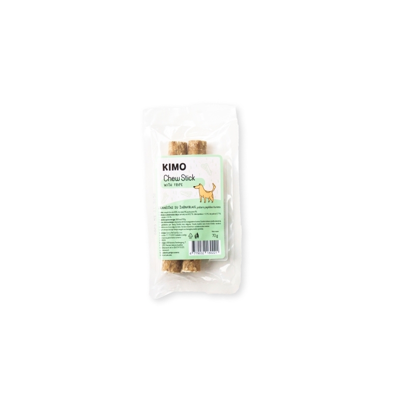 Kimo naturaalne närimispulk maoga 12cm 2tk 70g Kimo naturaalne närimispulk maoga 12cm 2tk 70g