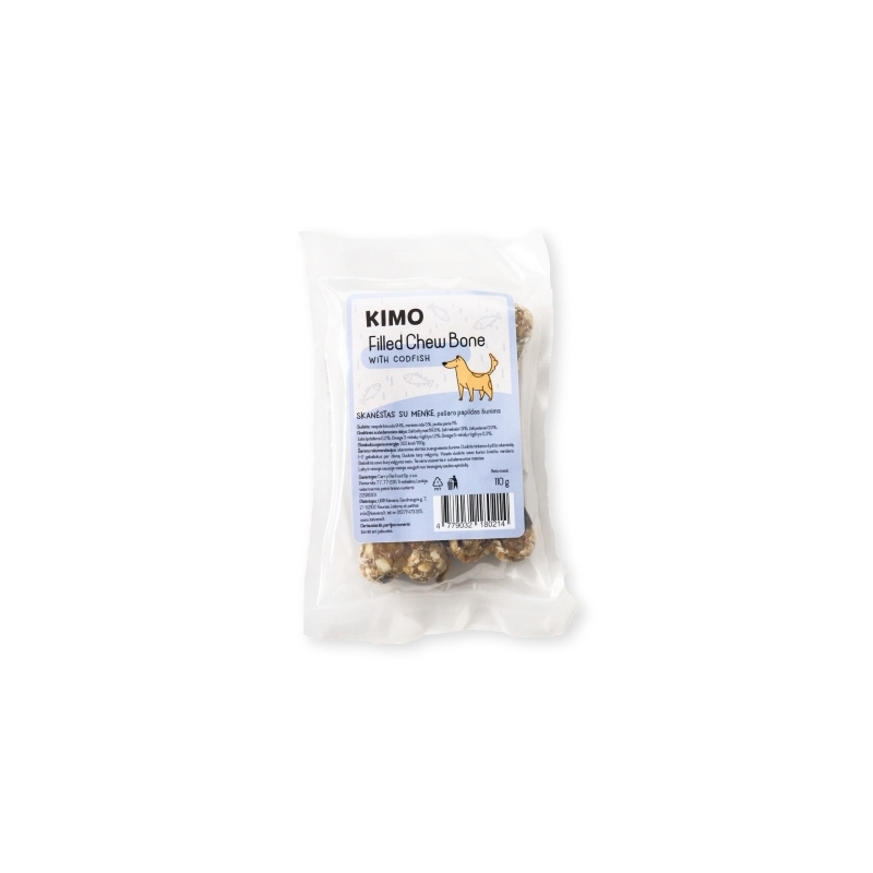 Kimo naturaalne närimiskont tursaga 12cm 2tk 110g