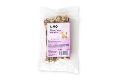 Kimo naturaalne närimiskont lõhega 17cm 2tk 230g