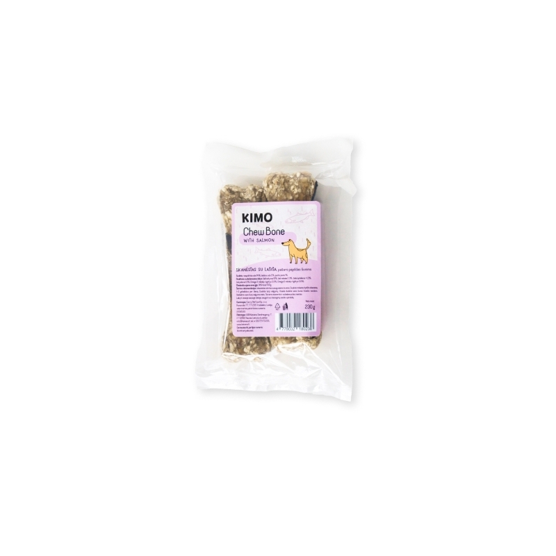 Kimo naturaalne närimiskont lõhega 17cm 2tk 230g