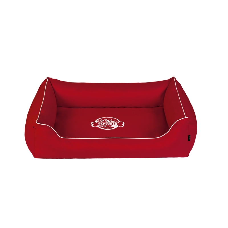 Cazo Outdoor Bed Maxy punane pesa koertele 100x74cm Cazo Outdoor Bed Maxy punane pesa koertele 100x74cm