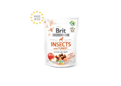 Brit Care Insects with Turkey närimismaius koertele 200g