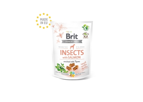 Brit Care Insects with Salmon närimismaius koertele 200g