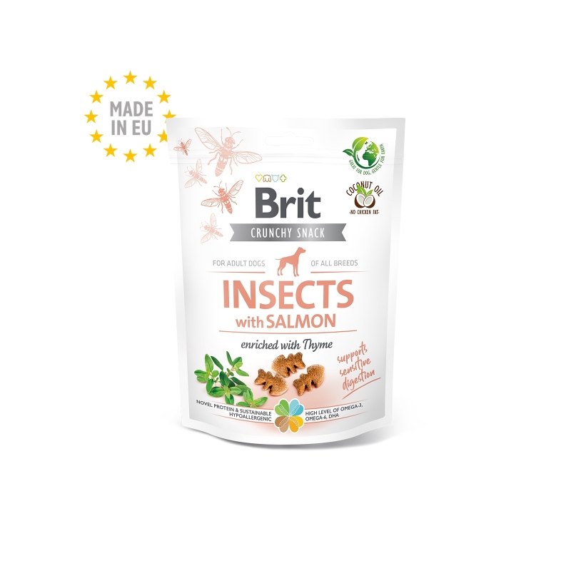 Brit Care Insects with Salmon närimismaius koertele 200g Brit Care Insects with Salmon närimismaius koertele 200g