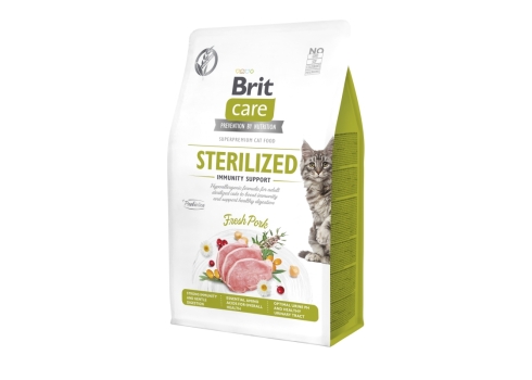 Brit Care Cat Grain-Free Sterilized Immunity Support kassitoit 0,4kg