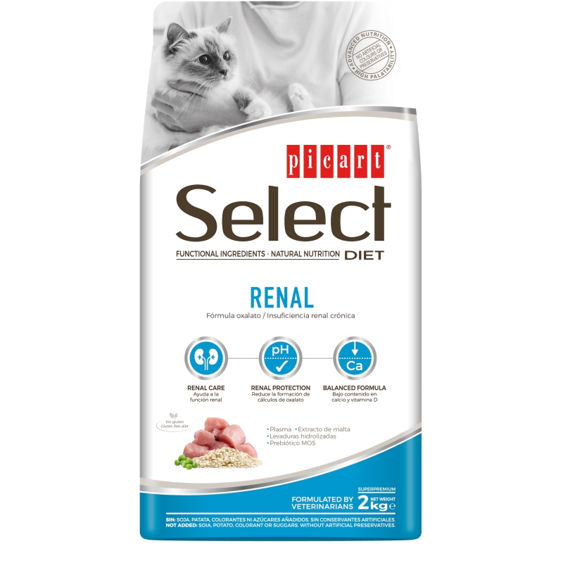 Select Diet Renal kassitoit 2kg Select Diet Renal kassitoit 2kg