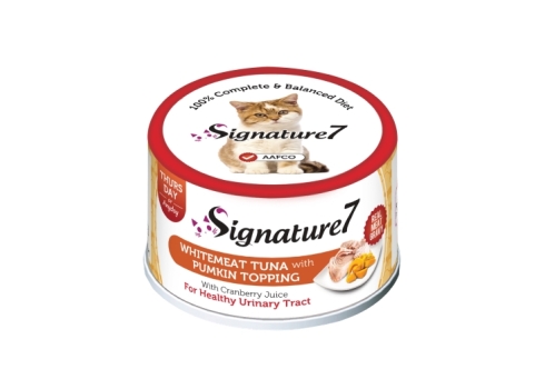 Signature7 Whitemeat Tuna with Pumpkin konserv kassidele 70g