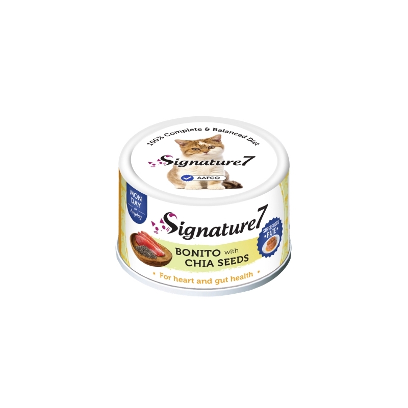 Signature7 Bonito with Chia Pate konserv kassidele 80g Signature7 Bonito with Chia Pate konserv kassidele 80g