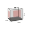 Flamingo metallpuur Keo koerale XXL 76x120x82cm