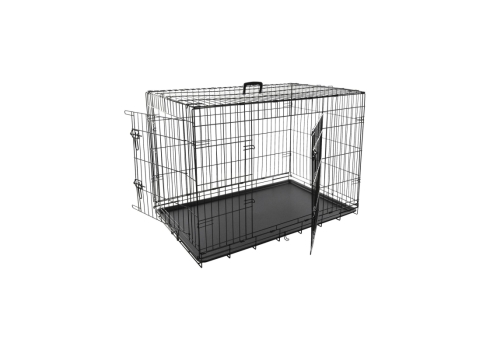 Flamingo must metallpuur Keo koerale XL 70x109x76cm