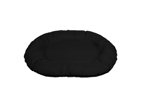 Cazo Oval Bed must pesa koertele 60x80x14cm