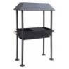 Grill Profi katus 80x40x15cm, söegrill