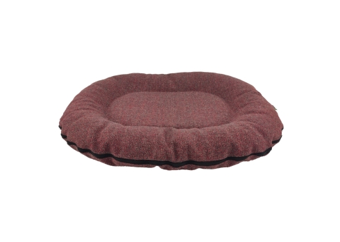 Cazo Oval Bed Luna punane pesa koertele 90x120x16cm