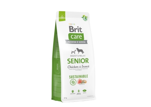 Brit Care Sustainable Senior Chicken & Insect koeratoit 12kg