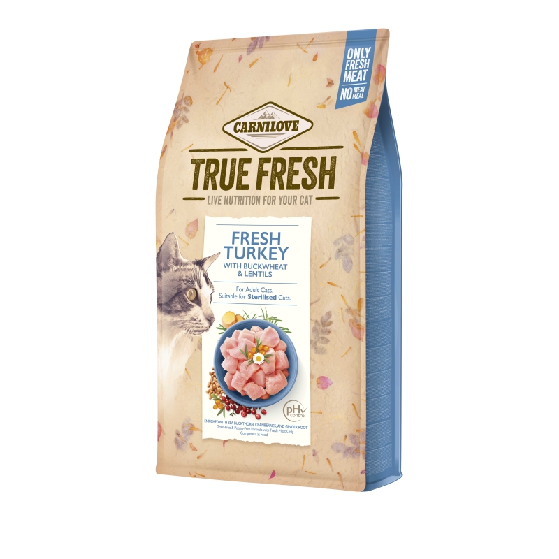 Carnilove True Fresh Cat Turkey kassitoit 1,8kg Carnilove True Fresh Cat Turkey kassitoit 1,8kg