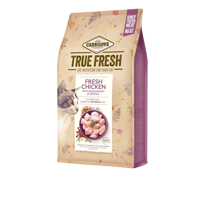 Carnilove True Fresh Cat Chicken kassitoit 4,8kg Carnilove True Fresh Cat Chicken kassitoit 4,8kg