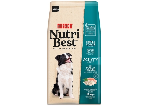 Nutribest Activity Chicken And Rice koeratoit 15kg