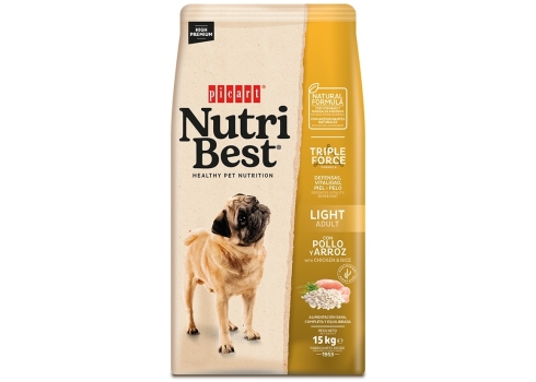 Nutribest Light Chicken And Rice koeratoit 15kg