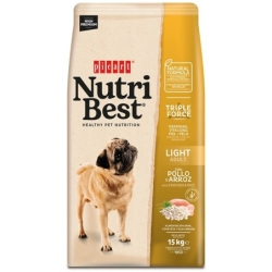 Nutribest Light Chicken And Rice koeratoit 15kg
