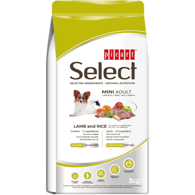 Select Mini Adult Lamb And Rice koeratoit 3kg Select Mini Adult Lamb And Rice koeratoit 3kg