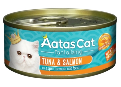 Aatas Cat Tantalizing Tuna & Salmon konserv kassidele 80g