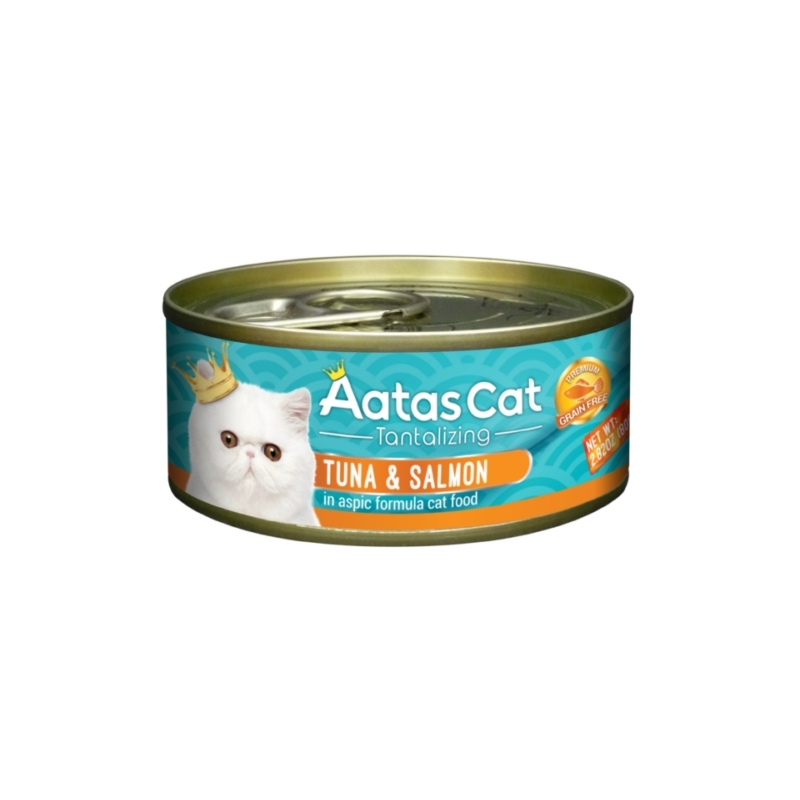 Aatas Cat Tantalizing Tuna & Salmon konserv kassidele 80g Aatas Cat Tantalizing Tuna & Salmon konserv kassidele 80g