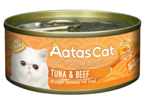 Aatas Cat Tantalizing Tuna & Beef konserv kassidele 80g
