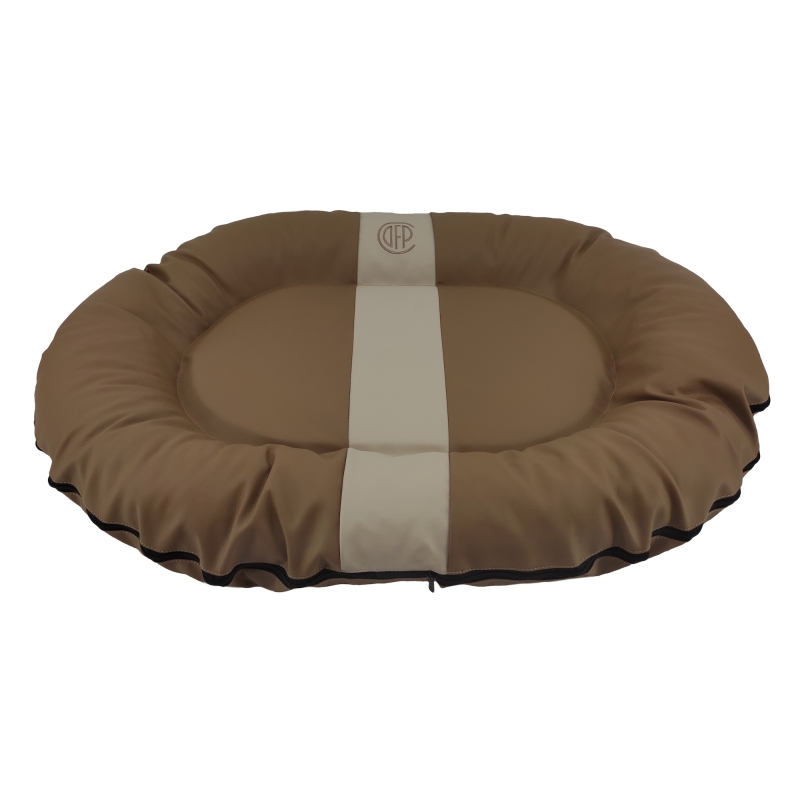 Cazo Oval Bed Oslo latte tooni pesa koertele 105x140x17cm Cazo Oval Bed Oslo latte tooni pesa koertele 105x140x17cm