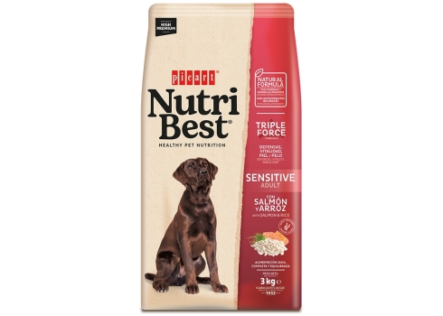 Nutribest Adult Sensitive Salmon & Rice koeratoit 3kg
