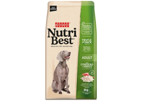 NutriBest Adult Lamb & Rice koeratoit 3kg