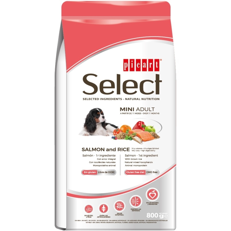 Select Mini Adult Salmon & Rice koeratoit 800g
