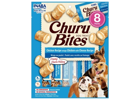 Churu Bites koeramaius kana ja juustuga 8x12g