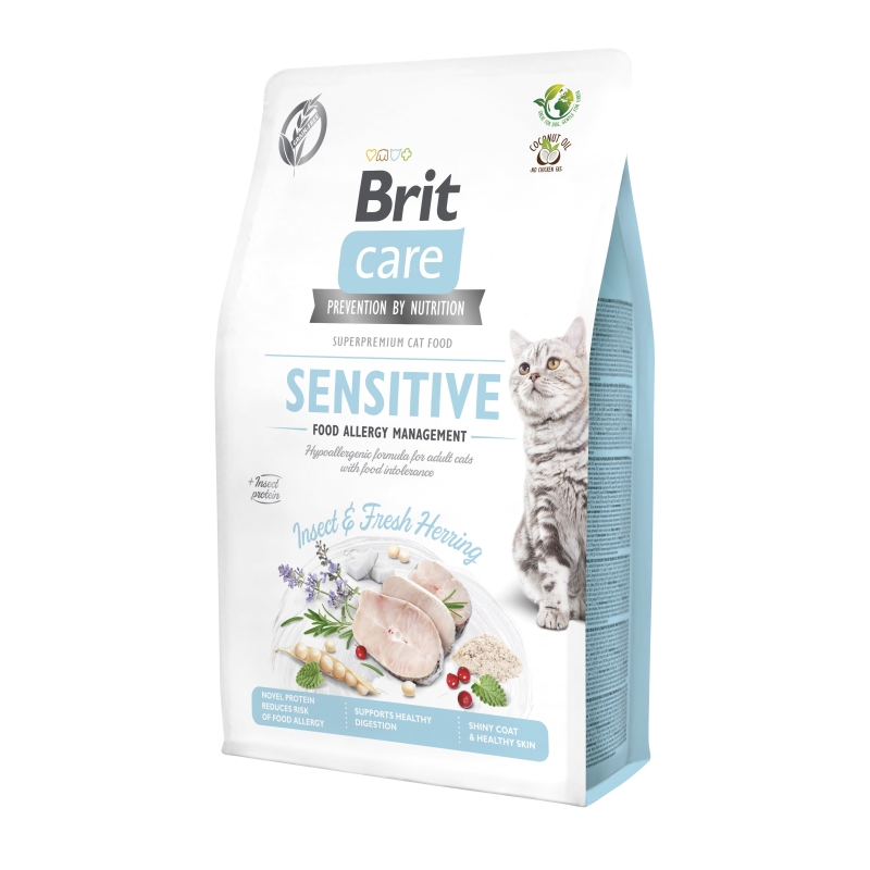 Brit Care Cat Grain-Free Insect & Fresh Herring kassitoit 2 kg Brit Care Cat Grain-Free Insect & Fresh Herring kassitoit 2 kg